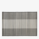 Tahanan by Kultura Buntal Placemat Set of 4 Black Stripes