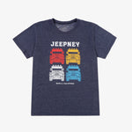 Kamisa 4 Color Jeepney Graphic Tee in Blue