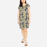 Tropiko by Kultura Ladies' Multi Leaves Midi Dress