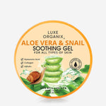 Luxe Organix 95% Aloe Vera And Snail Soothing Gel 300Ml