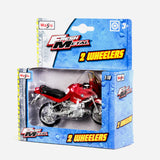 Maisto Fresh Metal 2 Wheelers Bmw (Red With Black) Motorcycle Toy For Boys