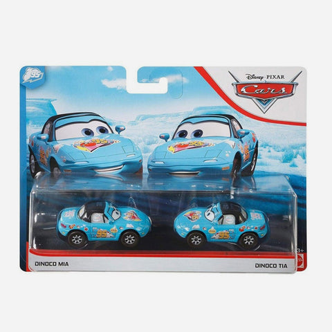 Disney Pixar Cars Die Cast 2 Pack Dinoco Mia And Dinoco Tia Toy For Boys