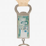 Kultura 200 Peso Bill Bottle Opener Keychain