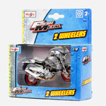 Maisto Fresh Metal 2 Wheelers Ducati (Gray With Black) Motorcycle Toy For Boys