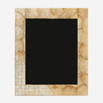 Tahanan by Kultura Picture Frame Capiz Smoke with Natural Square Chips on the Corner 8x10