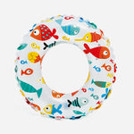 Lively Print Swim Ring Fish