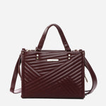 Elle M251 Tote Bag in Burgundy