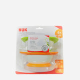 Nuk No Mess Suction Bowls With 2 Lids 2pcs