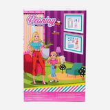 Reaniay Fashion Trend Doll In Floral Dress Playset For Kids