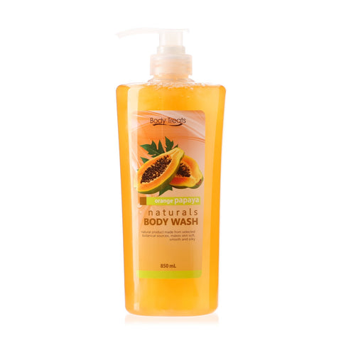 Body Treats Orange Papaya Body Wash 850Ml