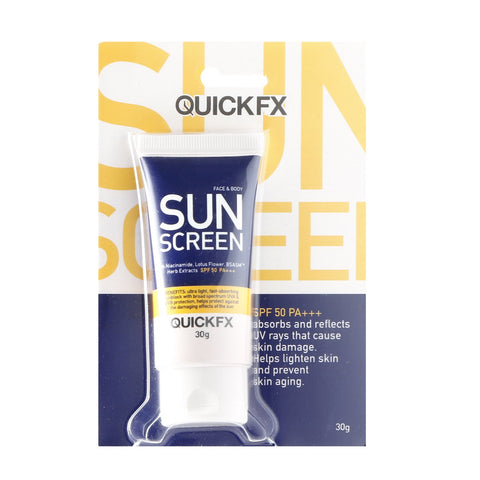 Quickfx Sun Screen Spf 50 Pa+++ 30G | Shopsm