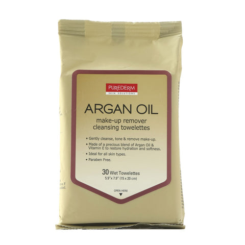 Purederm Argan Oil Make-Up Remover Cleansing Towelettes