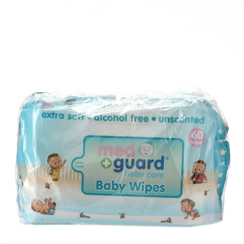 Med Guard 2-Pack Baby Care Baby Wipes