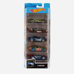 Hot Wheels 5 Car Pack X Raycers Toys For Boys