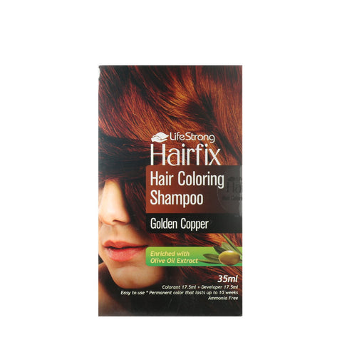 Hairfix Golden Copper Hair Color Shampoo