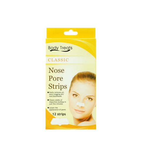 Body Treats Classic Nose Pore Strips (12 Strips)