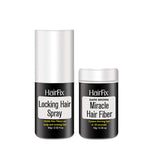 Hairfix Miracle Hair Fiber Dark Brown With Locking Spray Set