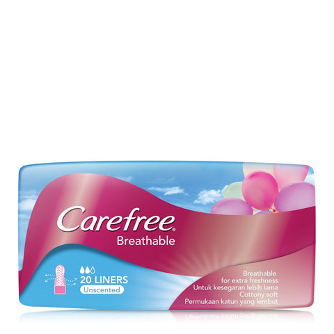 Carefree 20-Pack Breathable Unscented Liners