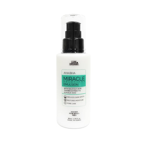 Luxe Organix Aha-Bha Miracle Solutions Emulsion 80Ml