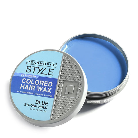 Penshoppe Style Colored Wax Blue 80Ml