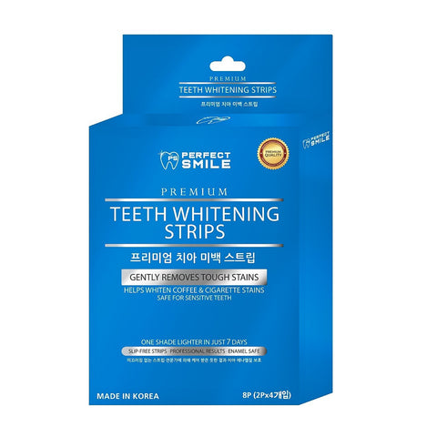 Perfect Smile 8-Piece Teeth Whitening Strips