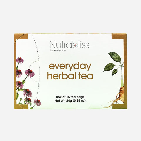 Nutrabliss By Watsons Everyday Herbal Tea Box Of 16