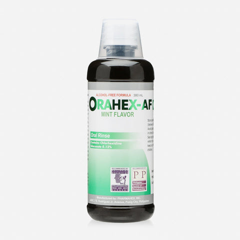 Orahex-Af Mint Flavor Oral Rinse 380Ml