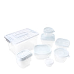 27pcs Food Storage Boxes White