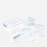 27pcs Food Storage Boxes White