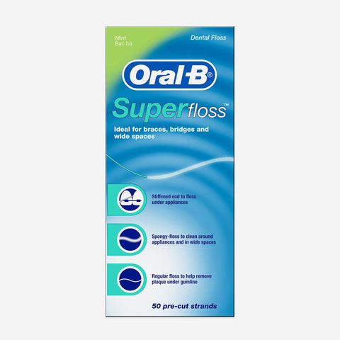Oral B Superfloss 50-Piece Pack