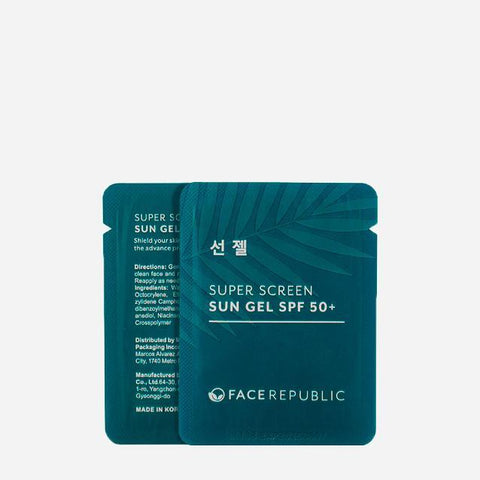 Face Republic Super Screen Sun Gel Spf 50+ 2Ml