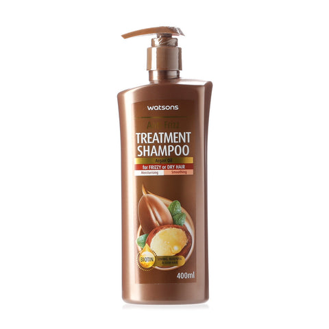 Watsons Anti-Frizz Argan Oil Treatment Shampoo 400Ml