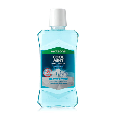 Watsons Cool Mint Mouthwash 500Ml