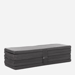 6-Fold Mattress Grey 36 x 75in