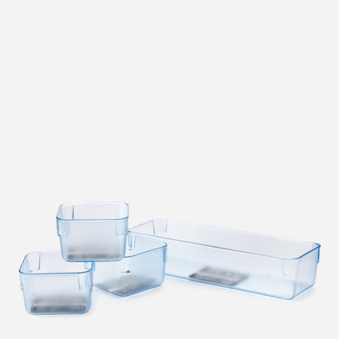 4-Pack Desk Organizer - Blue