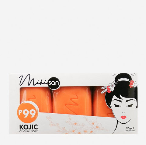 Miki San 3-Pack Kojic Original Bar Soap 90G