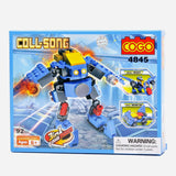 Cogo Coll Song 92 Pcs Blue Blocks For Kids