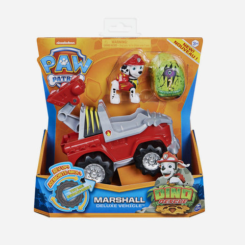 Paw Patrol Marshall Dino Deluxe Themed Vehicle Toy For Boys