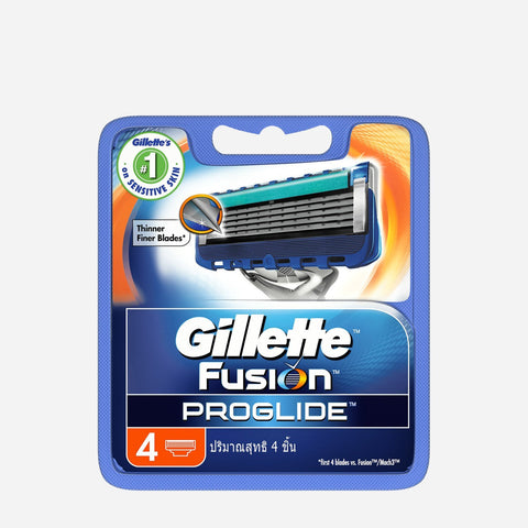 Gillette Fusion Proglide Manual Men'S Razor Blade Refills 4 Count