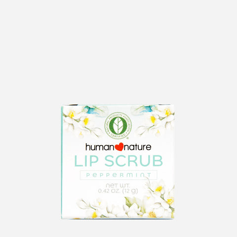 Human Nature Natural Lip Scrub 12G - Peppermint