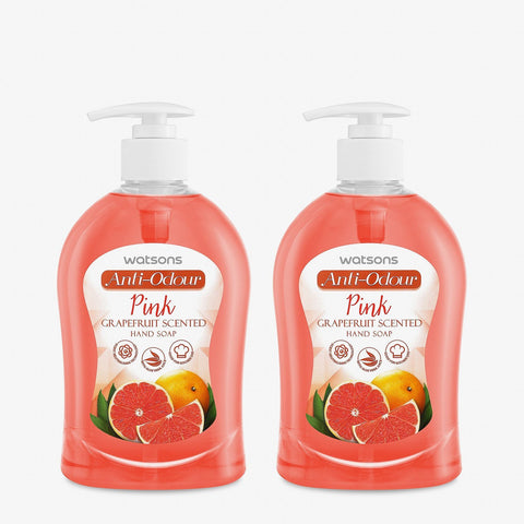 Watsons Buy 1 Take 1 Anti-Odor Pink Grapefruit Scented Hand Soap 500Ml