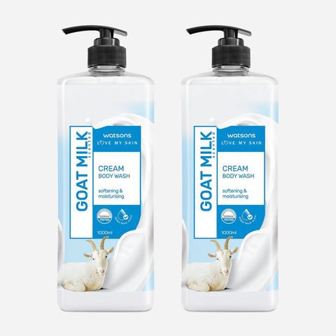 Watsons Buy 1 Take 1 Goat Milk Scented Cream Body Wash 1L