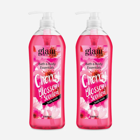 Glamworks Buy 1 Take 1 Bath And Body Essentials Cherry Blossom Scented Body Wash 1L