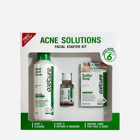 Oxe'Cure Acne Solutions Facial Starter Kit