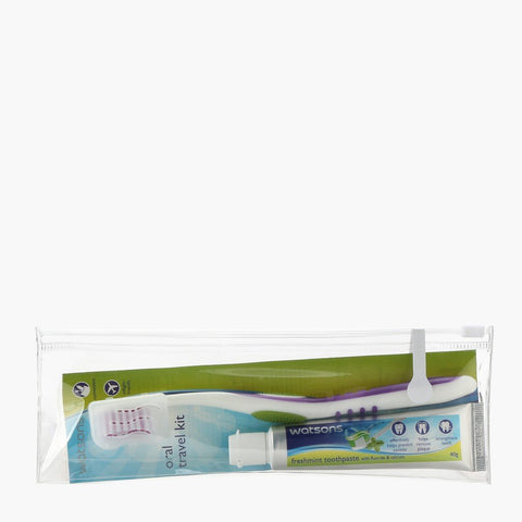 Watsons Toothbrush And Toothpaste Oral Travel Set