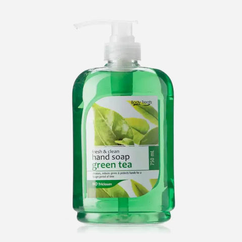 Body Treats Fresh And Clean Green Tea Hand Soap 750Ml