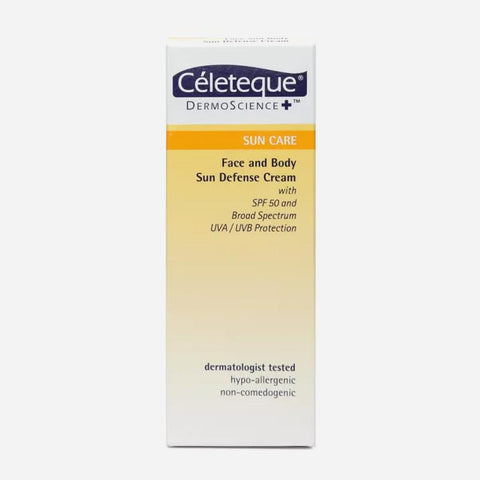 Celeteque Sun Care Face And Body Sun Defense Cream Spf50 120Ml