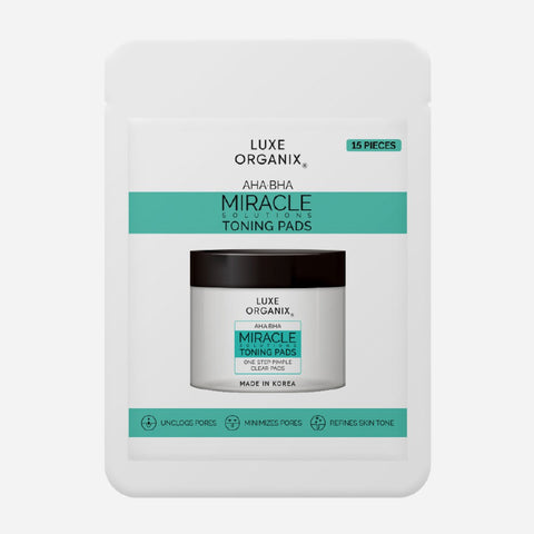 Luxe Organix 15-Pack Miracle Solutions Toning Pads