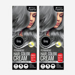 Hairfix Buy 1 Take 1 Permanent Hair Color Cream Kit 120Ml - Gray