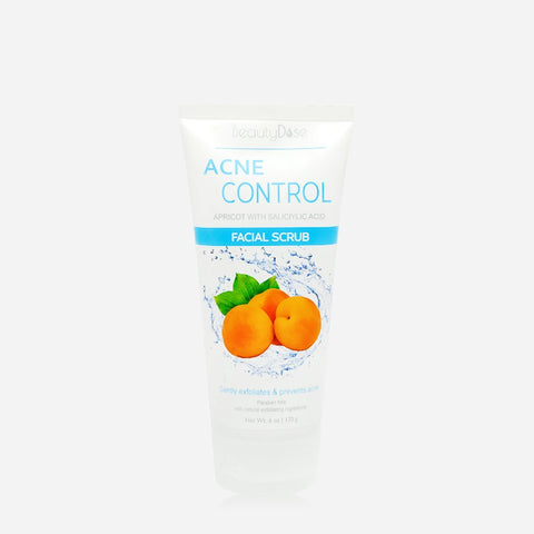 Beautydose Acne Control With Salicylic Acid Facial Scrub 170G - Apricot